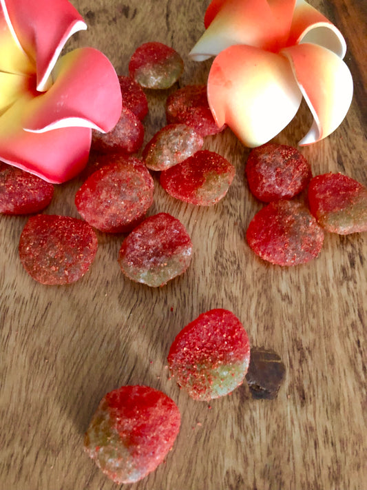 Sour Patch Strawberries w/Li Hing Mui