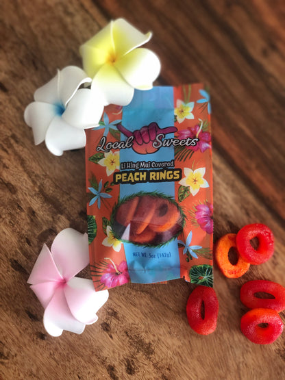 Peach Rings w/Li Hing Mui
