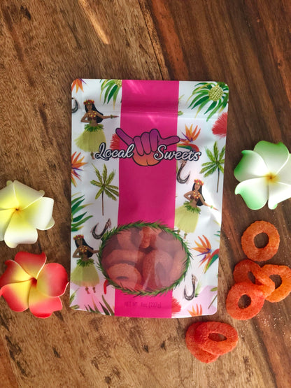 Sour Pineapple Rings w/Li Hing Mui