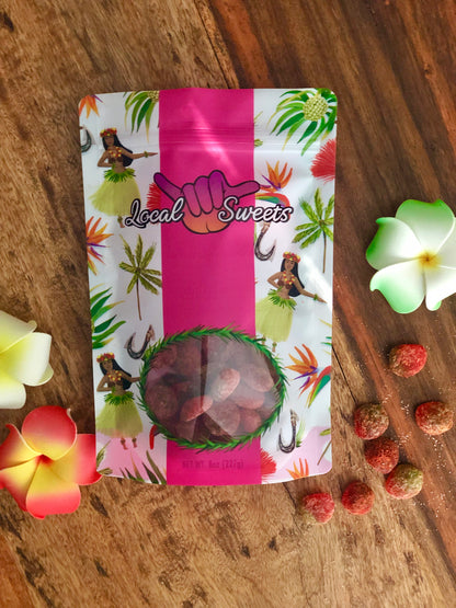 Sour Patch Strawberries w/Li Hing Mui